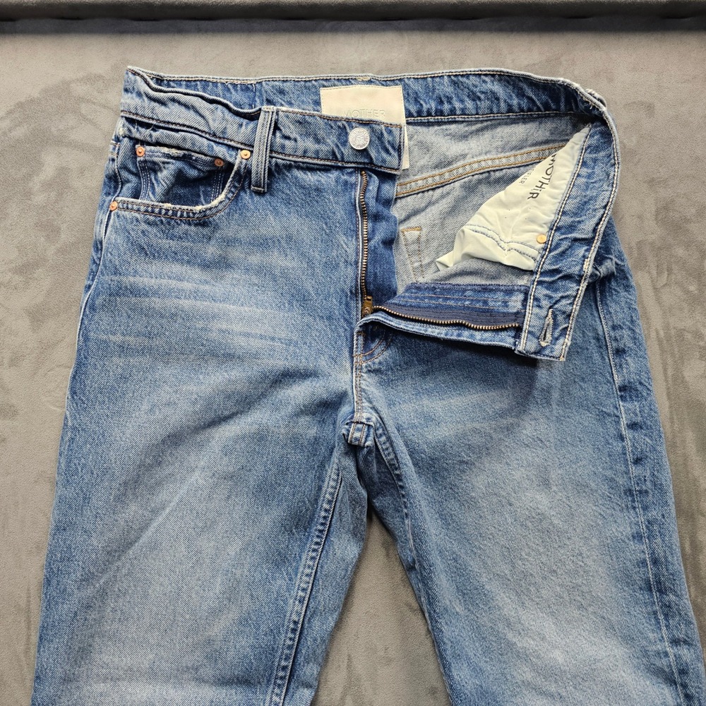 MOTHER SUPERIOR The Reifler Jeans Early Blue Straight Leg 11328-313 Size 27 (30)